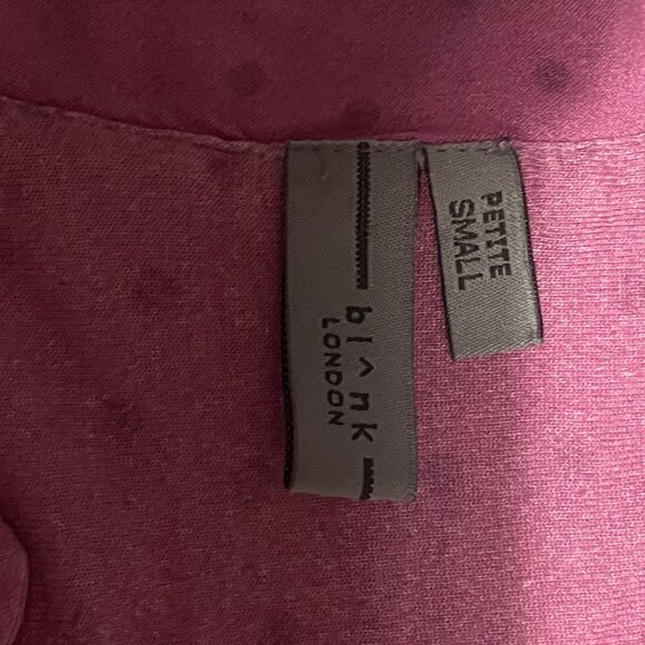 Anthropologie Bl^nk Stephanie Knit Top Petite Small Floral - Picture 2 of 3